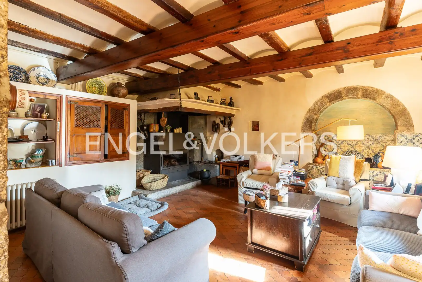 Sala d'estar de Casa o xalet en venda en Arenys de Munt amb Aire condicionat, Calefacció i Jardí privat