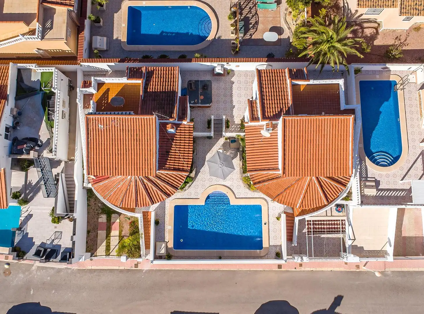 Swimming pool of Houses for sale in Rojales  with Air Conditioner, Heating and Private garden