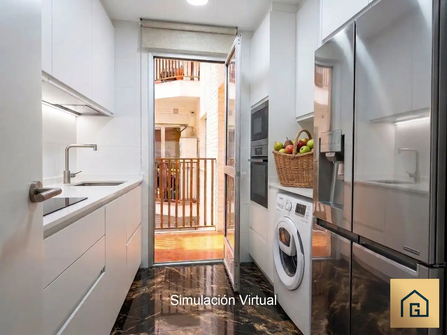 Cocina de Piso en venta en Madrid con Aire acondicionado, Calefacción y Terraza