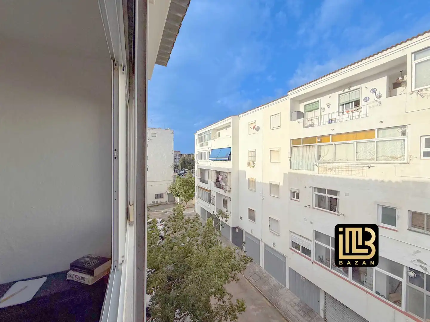 Balcony of Flat for share in Málaga  with Furnished, Washing machine and Microwave