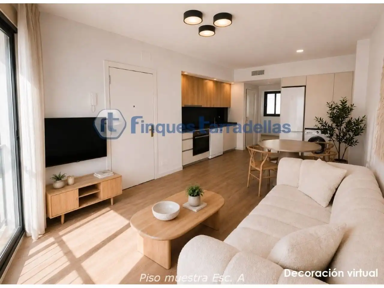 Sala de estar de Piso en venta en Palafolls con Aire acondicionado, Calefacción y Balcón
