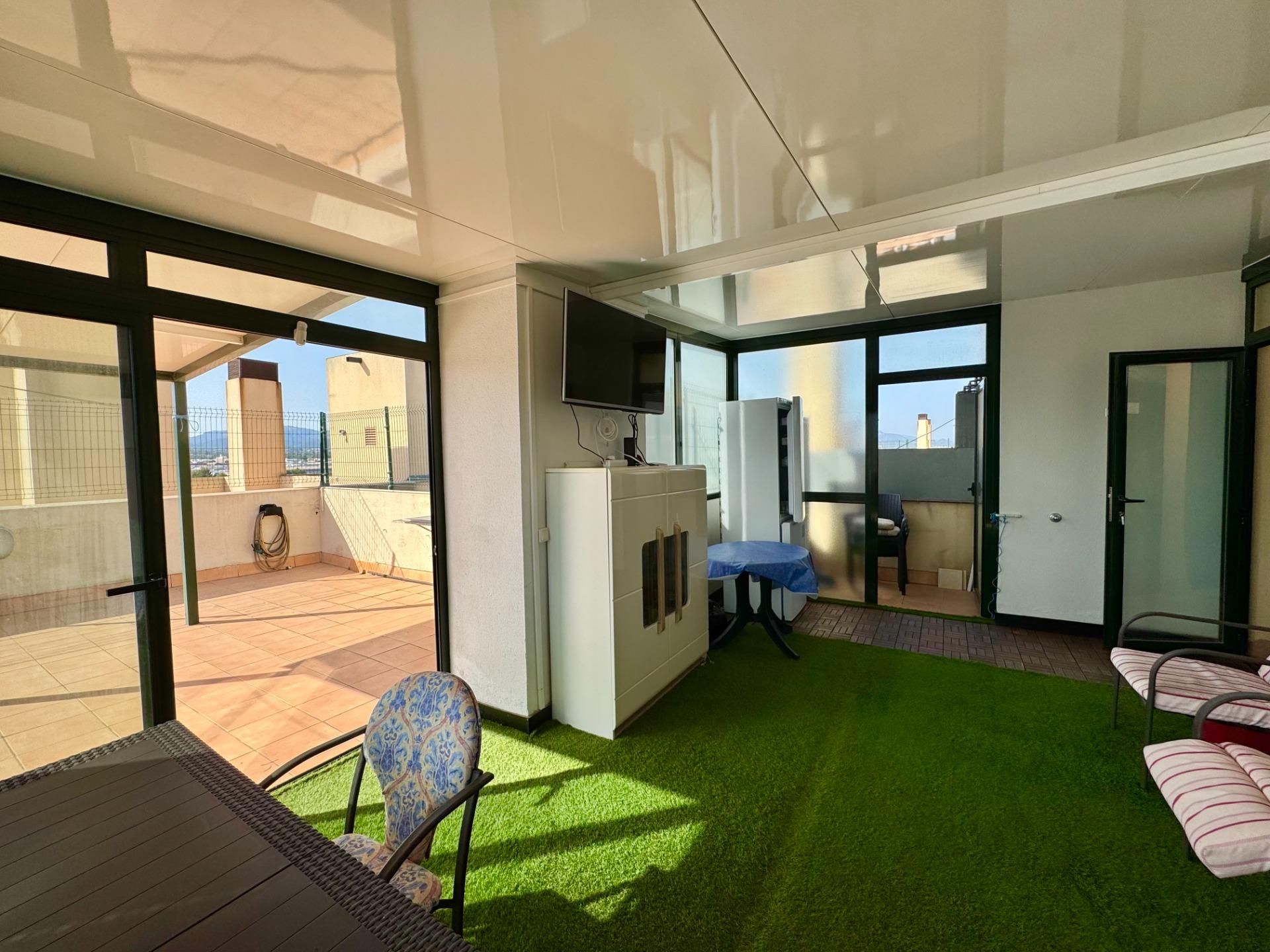 Terrace of Attic for sale in  Palma de Mallorca  with Air Conditioner, Heating and Private garden