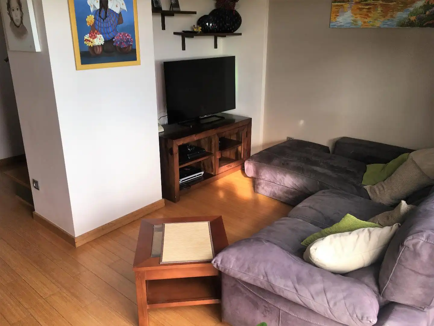 Sala de estar de Dúplex en venta en Albal con Terraza, Trastero y Piscina