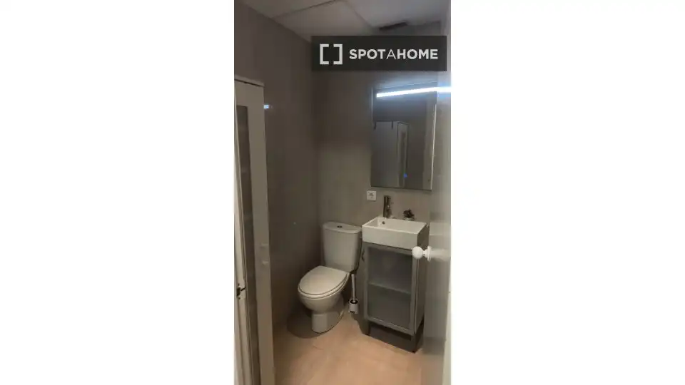 Bathroom of Study for share in Sevilla  with Air Conditioner, Terrace and Furnished