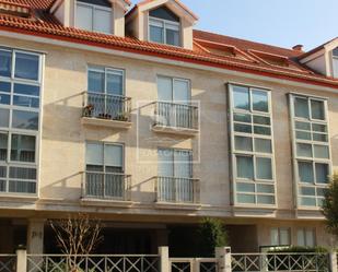 Exterior view of Attic for sale in Baiona  with Heating, Parquet flooring and Terrace
