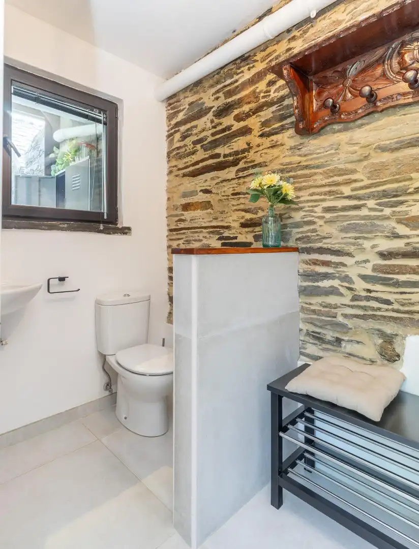 Baño de Casa o chalet en venta en Lugo con Calefacción, Jardín privado y Jacuzzi