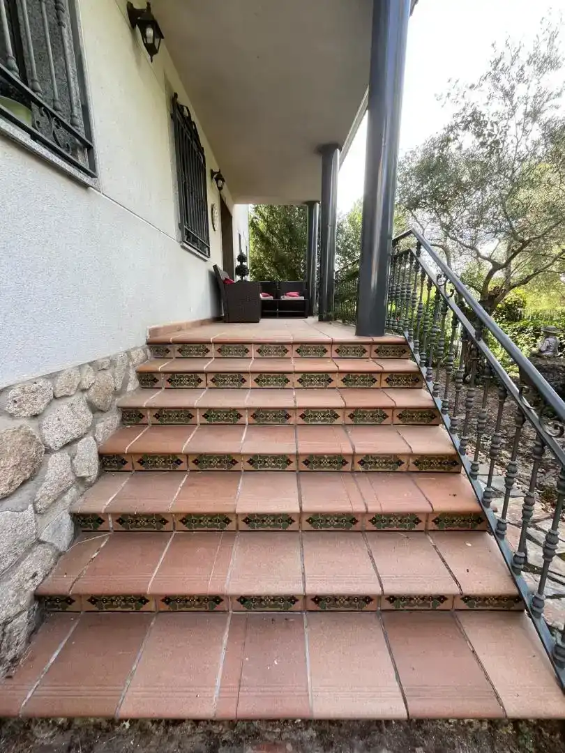 Terraza de Casa o chalet en venta en La Alberca  con Jardín privado, Parquet y Amueblado