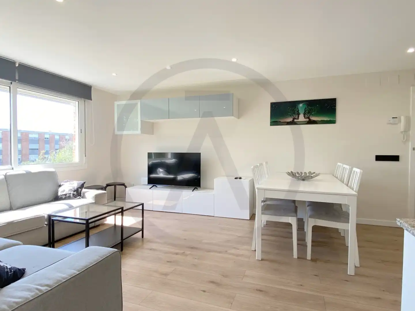 Sala de estar de Piso en venta en Terrassa con Aire acondicionado, Calefacción y Parquet