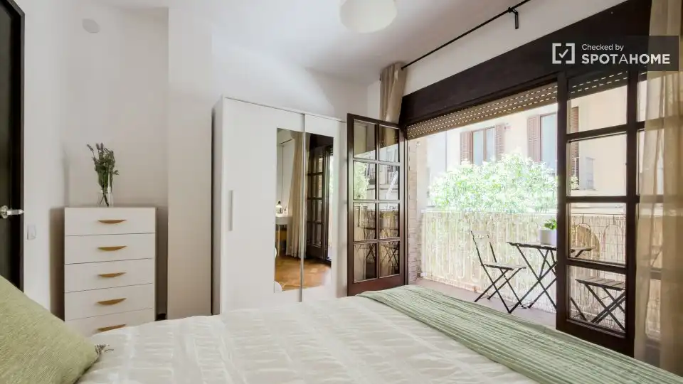 Habitación de Piso de alquiler en Barcelona con Aire acondicionado, Calefacción y Amueblado