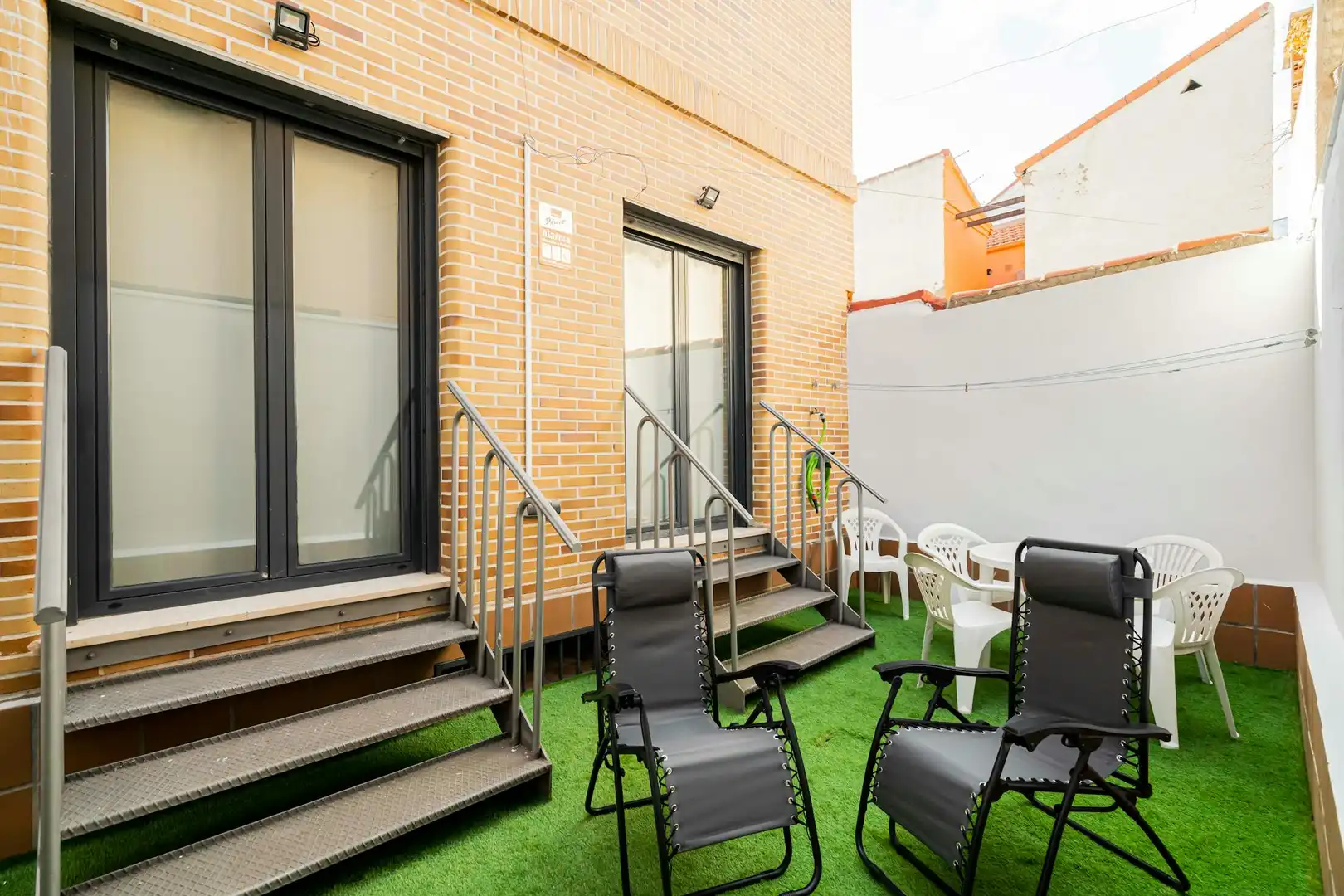 Terrace of Flat for rent in Madrid  with Air Conditioner, Heating and Furnished