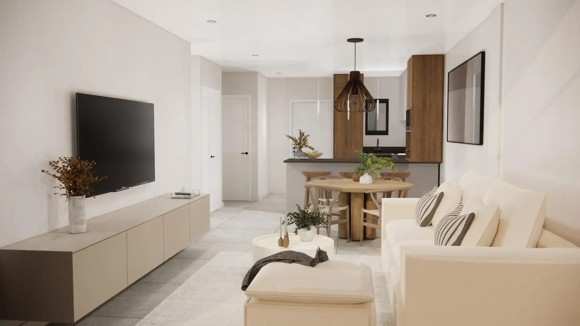 Sala d'estar de Apartament en venda en Rojales amb Aire condicionat, Calefacció i Jardí privat