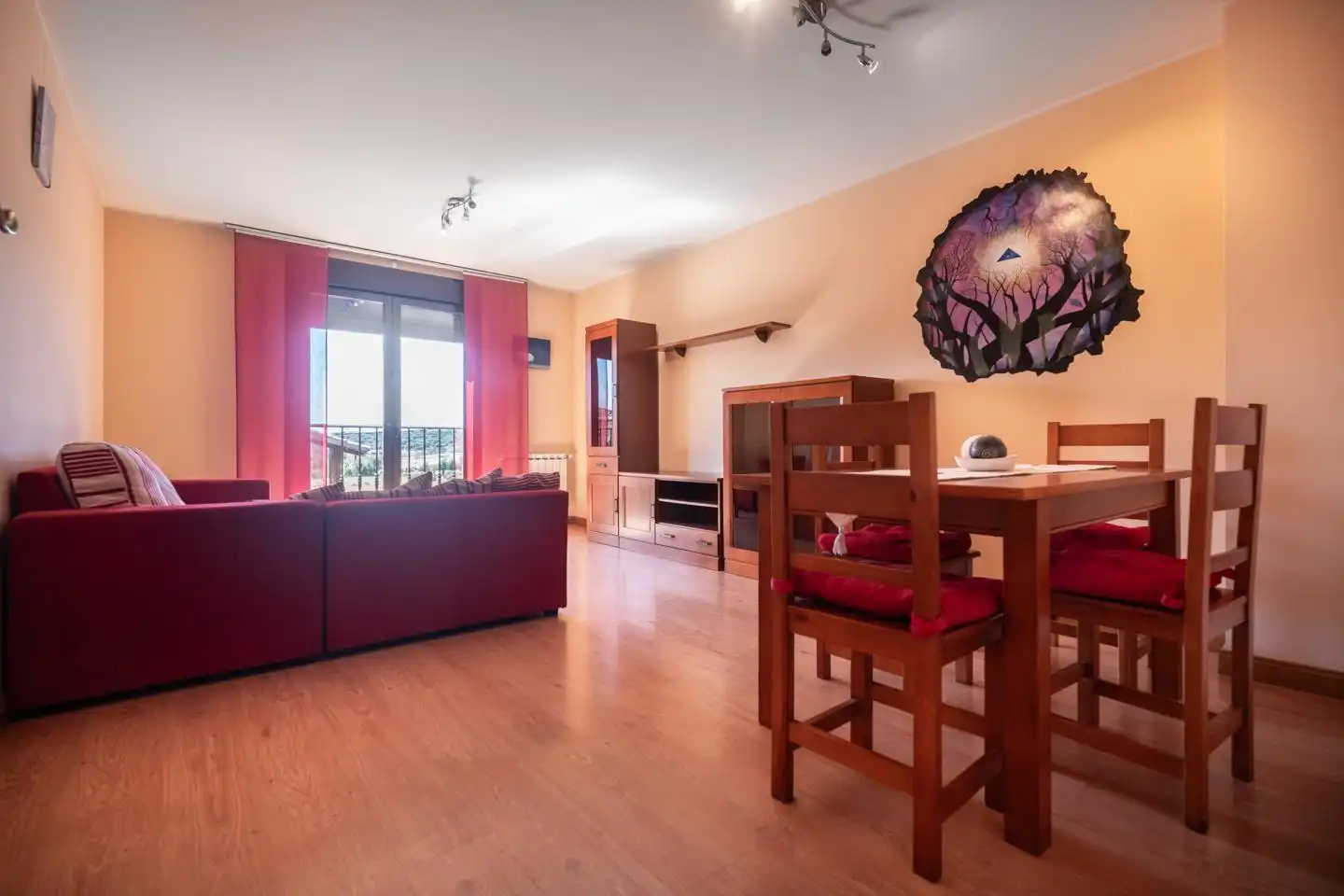 Sala de estar de Casa adosada de alquiler en Ávila con Calefacción, Parquet y Terraza