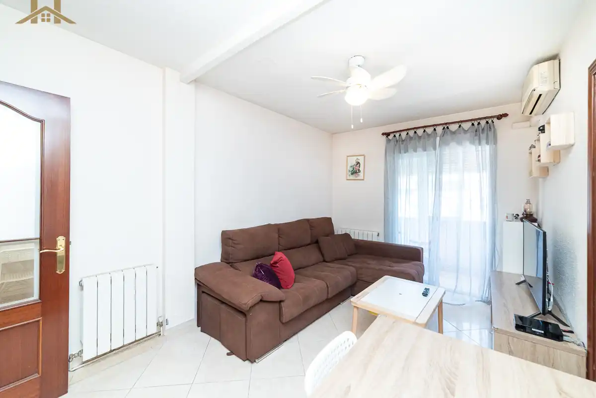Sala de estar de Piso en venta en Leganés con Aire acondicionado, Terraza y Amueblado