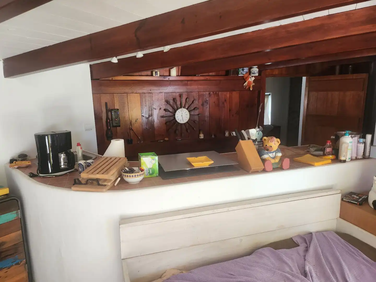 Cuina de Casa o xalet en venda en Sant Antoni de Portmany amb Aire condicionat, Calefacció i Jardí privat