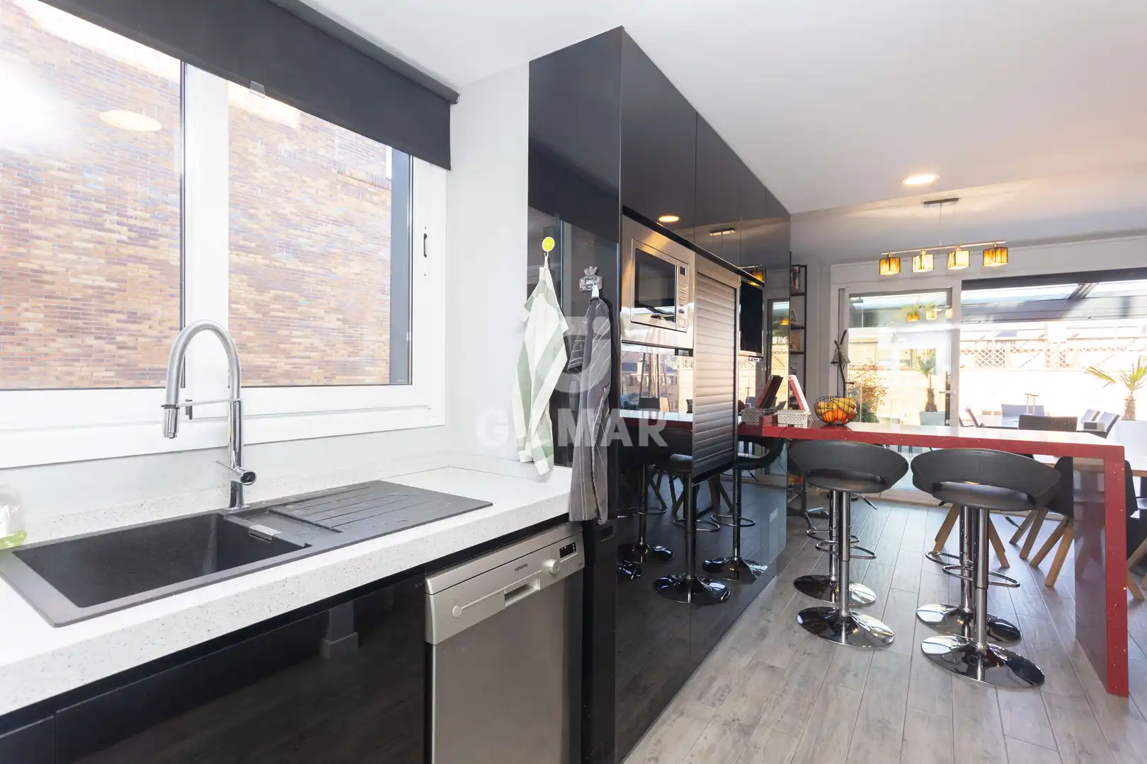 Kitchen of Attic for sale in Madrid  with Heating, Private garden and Storage room