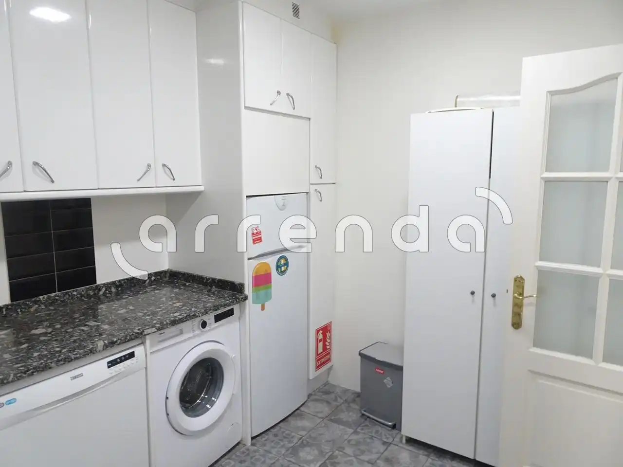 Cocina de Piso de alquiler en Santander con Calefacción y Amueblado