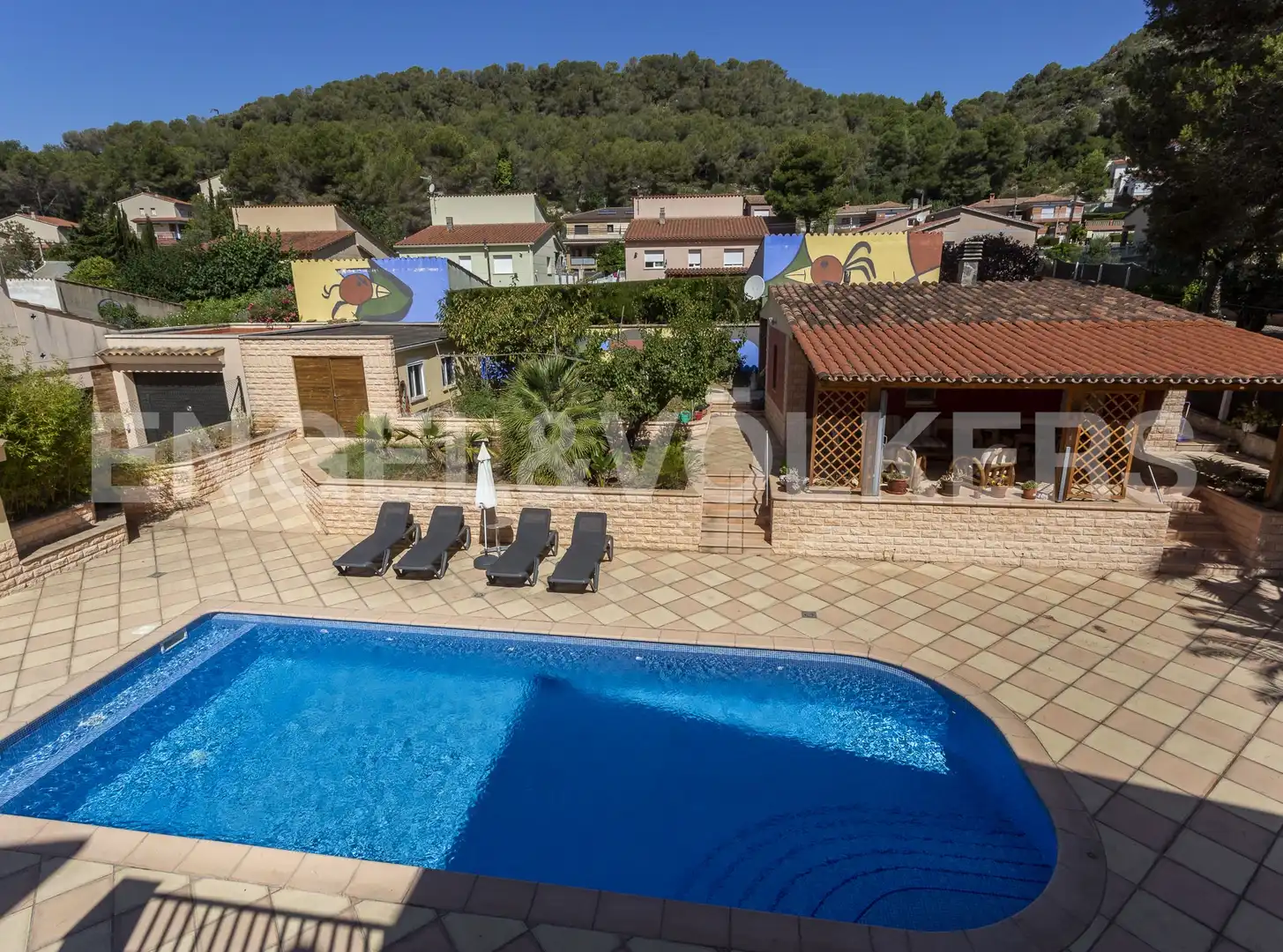Piscina de Casa o xalet en venda en Calafell amb Aire condicionat, Calefacció i Jardí privat