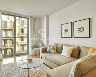 Living room of Flat to rent in  Barcelona Capital  with Air Conditioner and Furnished