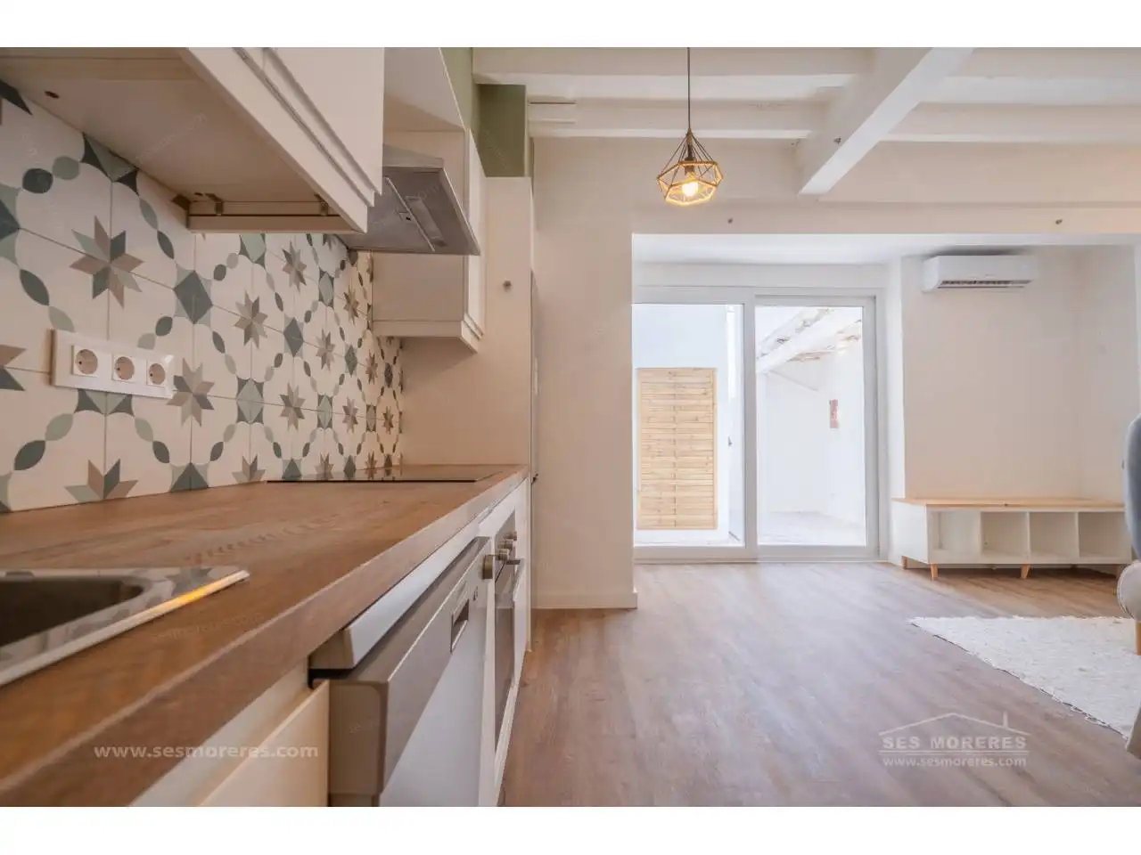 Cocina de Casa o chalet en venta en Maó - Mahón con Aire acondicionado, Parquet y Terraza