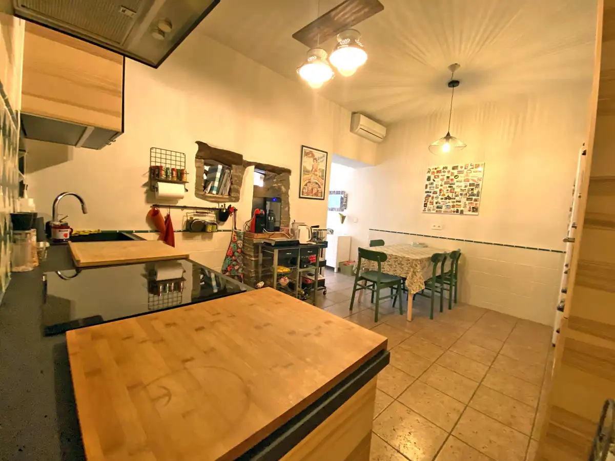 Kitchen of Detached homes for sale in Sanet y Negrals  with Air Conditioner, Heating and Terrace