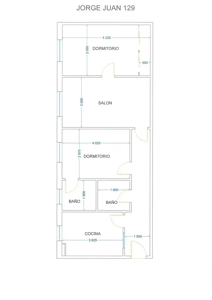 Wohnung zur Miete in Madrid mit Klimaanlage, Heizung und Parkett