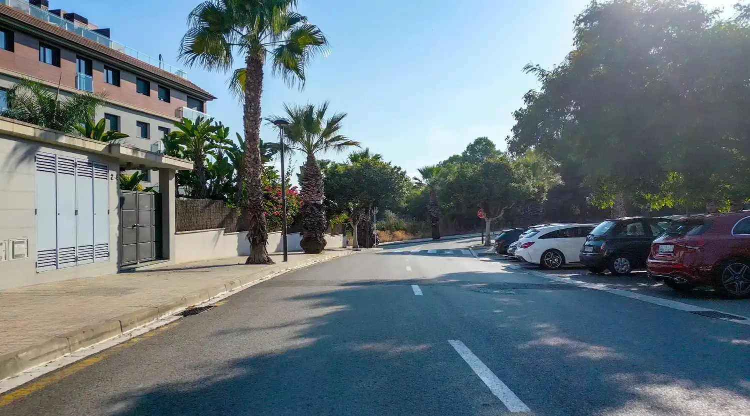 Exterior view of Flat for sale in Sitges  with Air Conditioner, Heating and Private garden