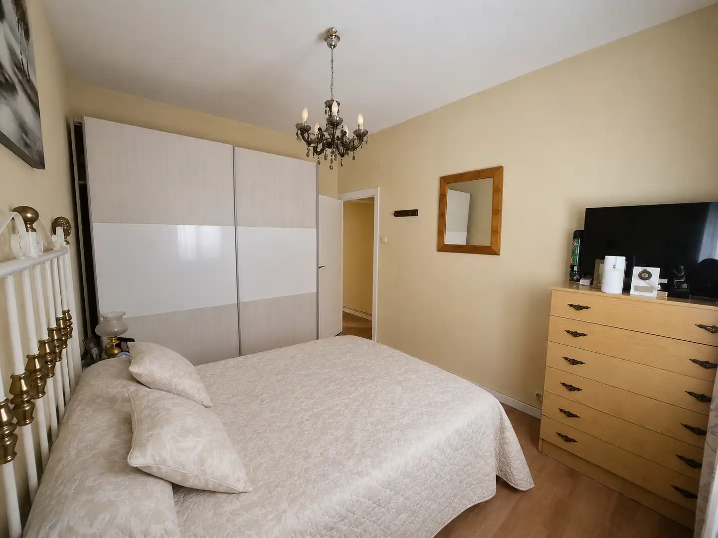Bedroom of Flat for sale in Madrid  with Air Conditioner