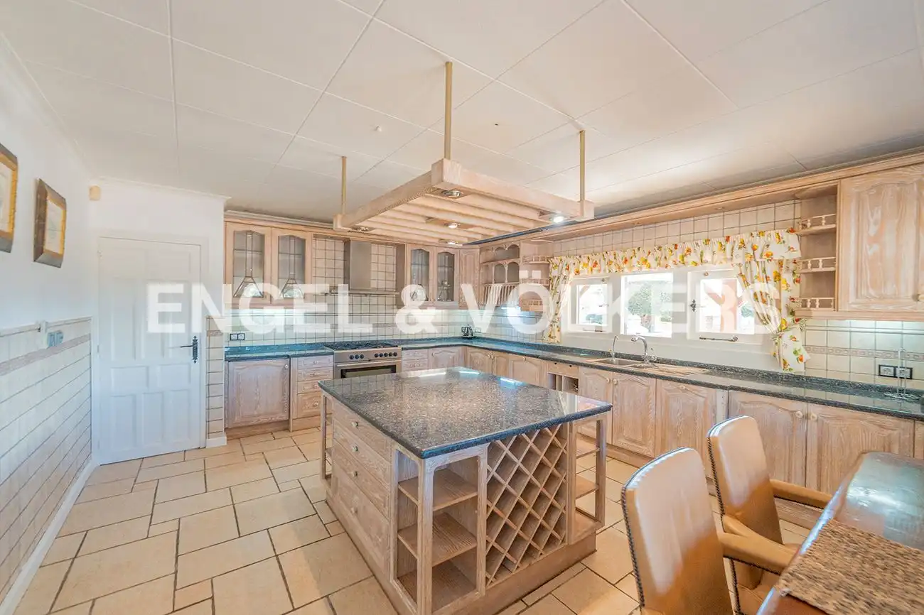 Kitchen of Houses for sale in Aigües  with Air Conditioner, Private garden and Terrace