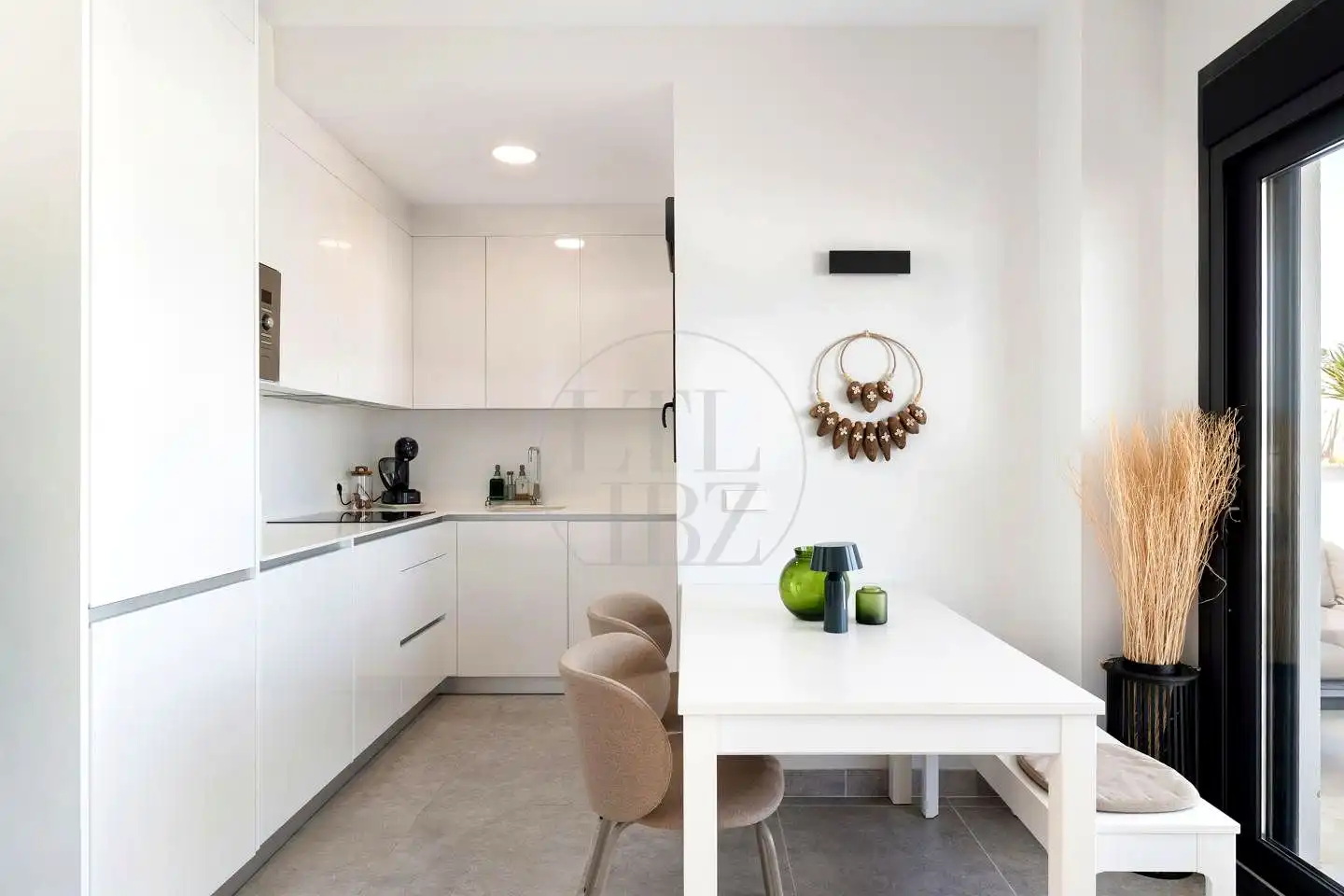 Cocina de Apartamento en venta en Sant Josep de sa Talaia con Aire acondicionado, Amueblado y Balcón
