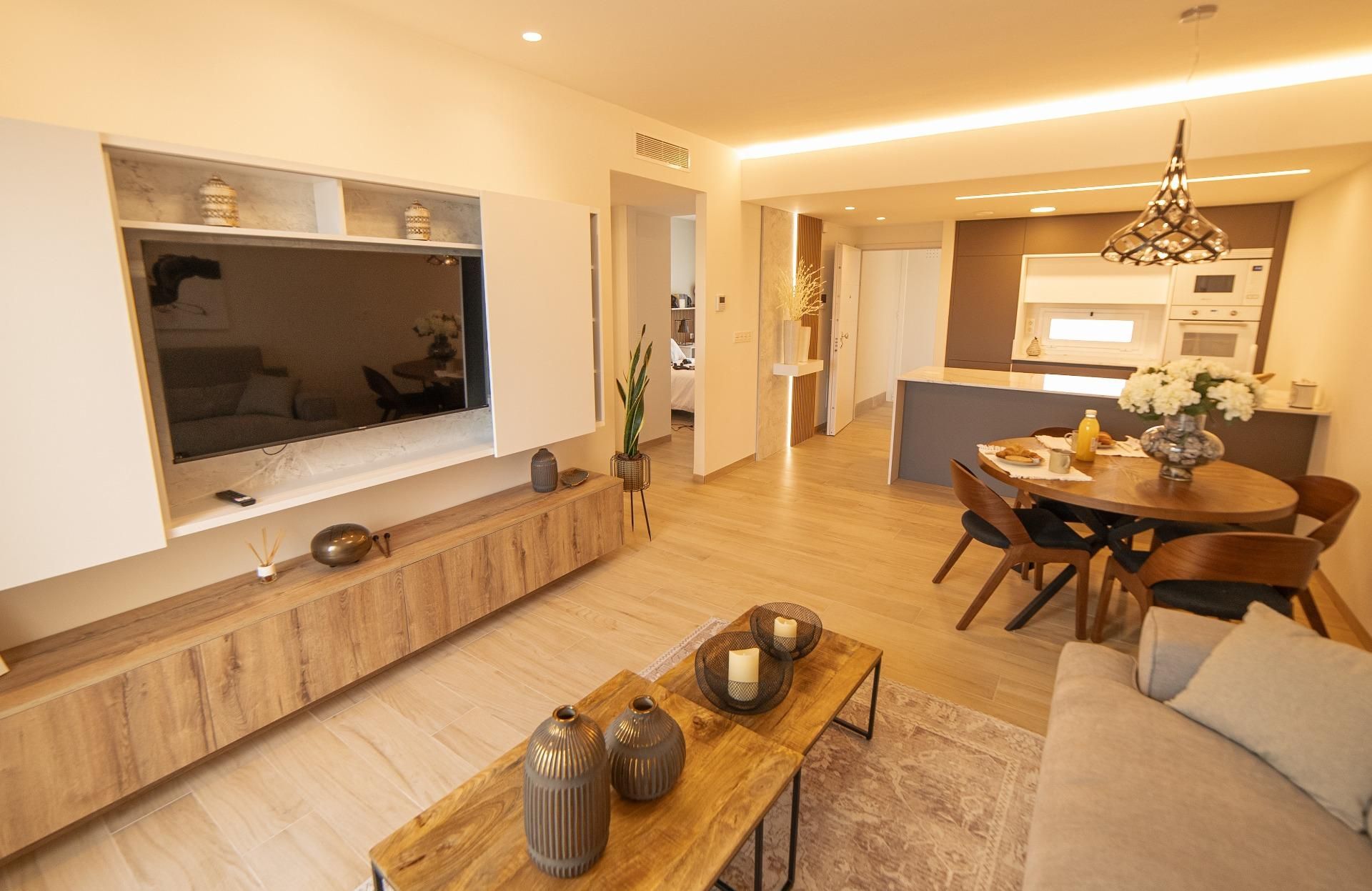 Sala de estar de Ático en venta en Guardamar del Segura con Terraza, Jacuzzi y Piscina comunitaria