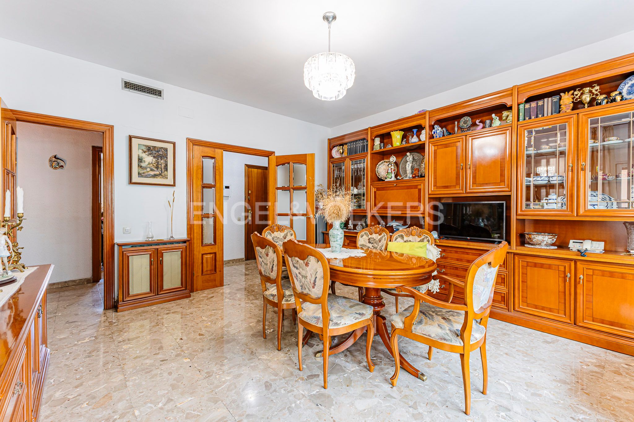 Menjador de Apartament en venda en  Barcelona Capital amb Aire condicionat, Calefacció i Terrassa