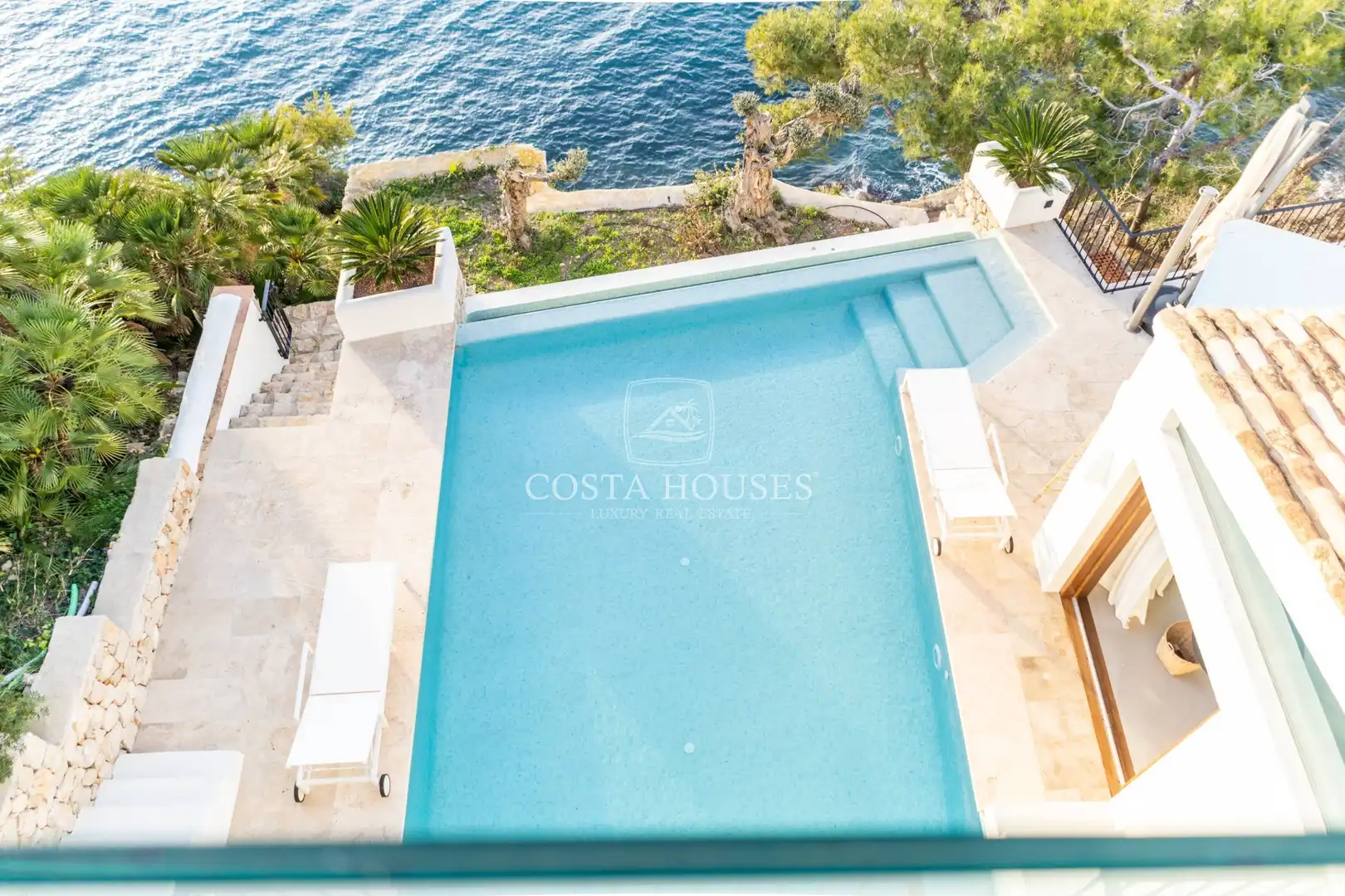 Swimming pool of Houses for sale in Moraira  with Air Conditioner, Private garden and Terrace