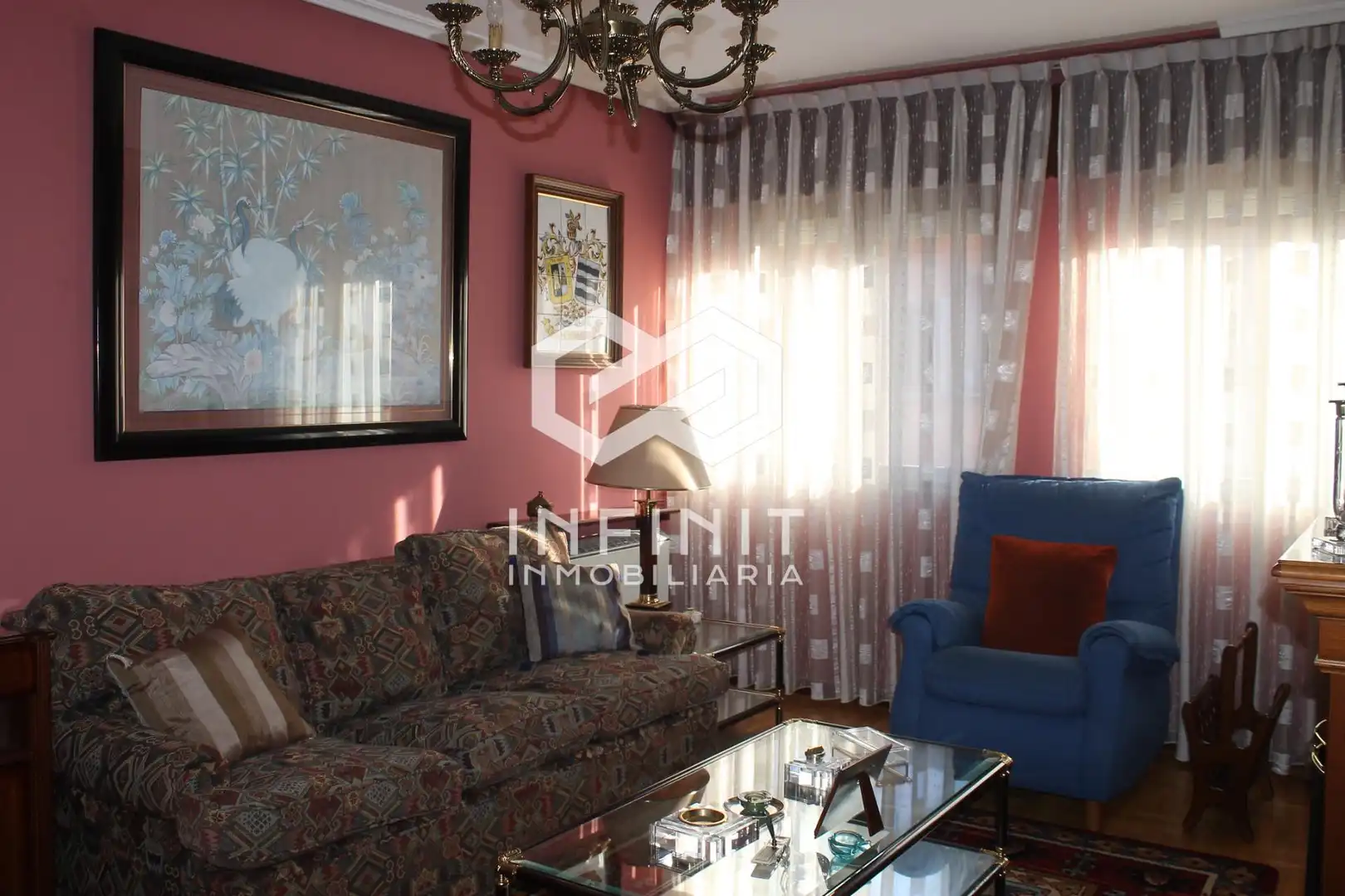 Wohnzimmer von Wohnung zum Verkauf in Noreña mit Heizung