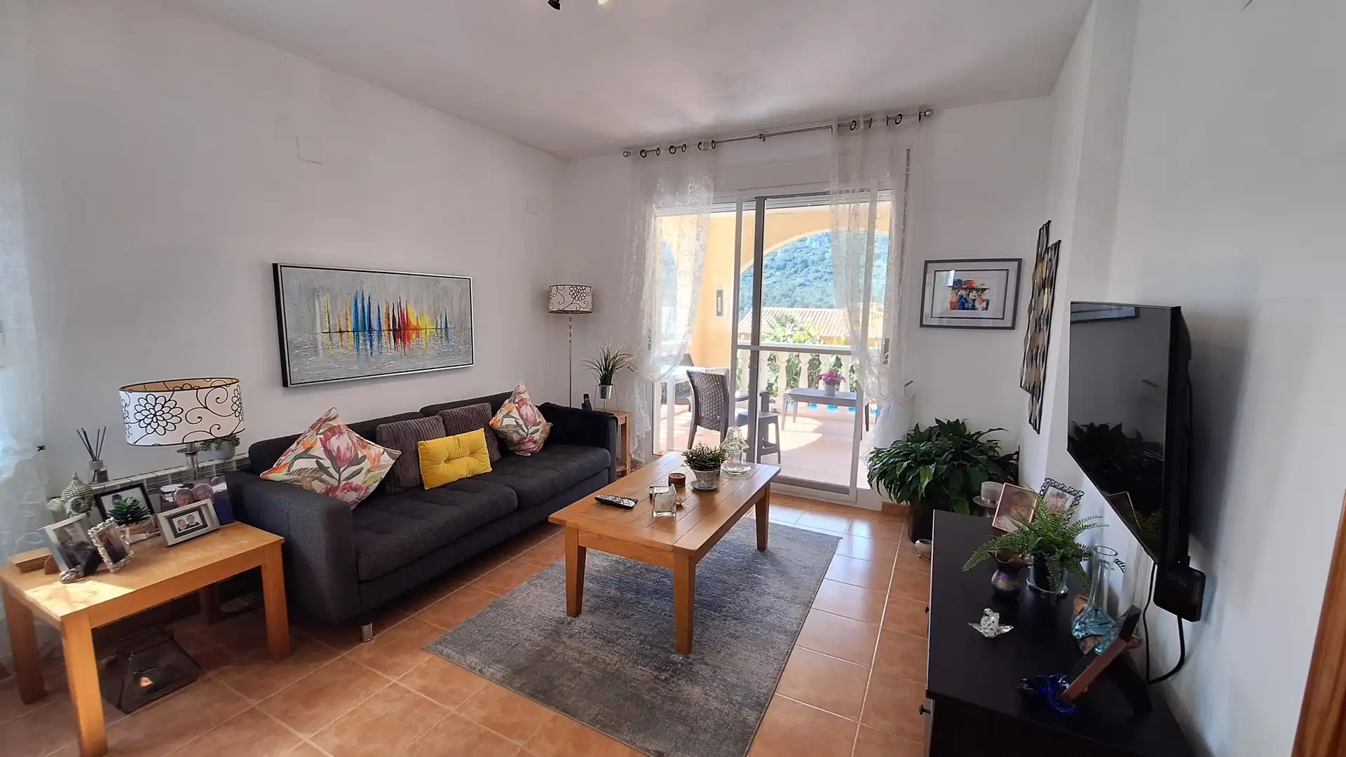 Living room of Houses for sale in Barx  with Heating, Terrace and Storage room