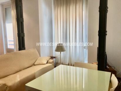 Living room of Flat to rent in  Valencia Capital  with Air Conditioner, Heating and Parquet flooring