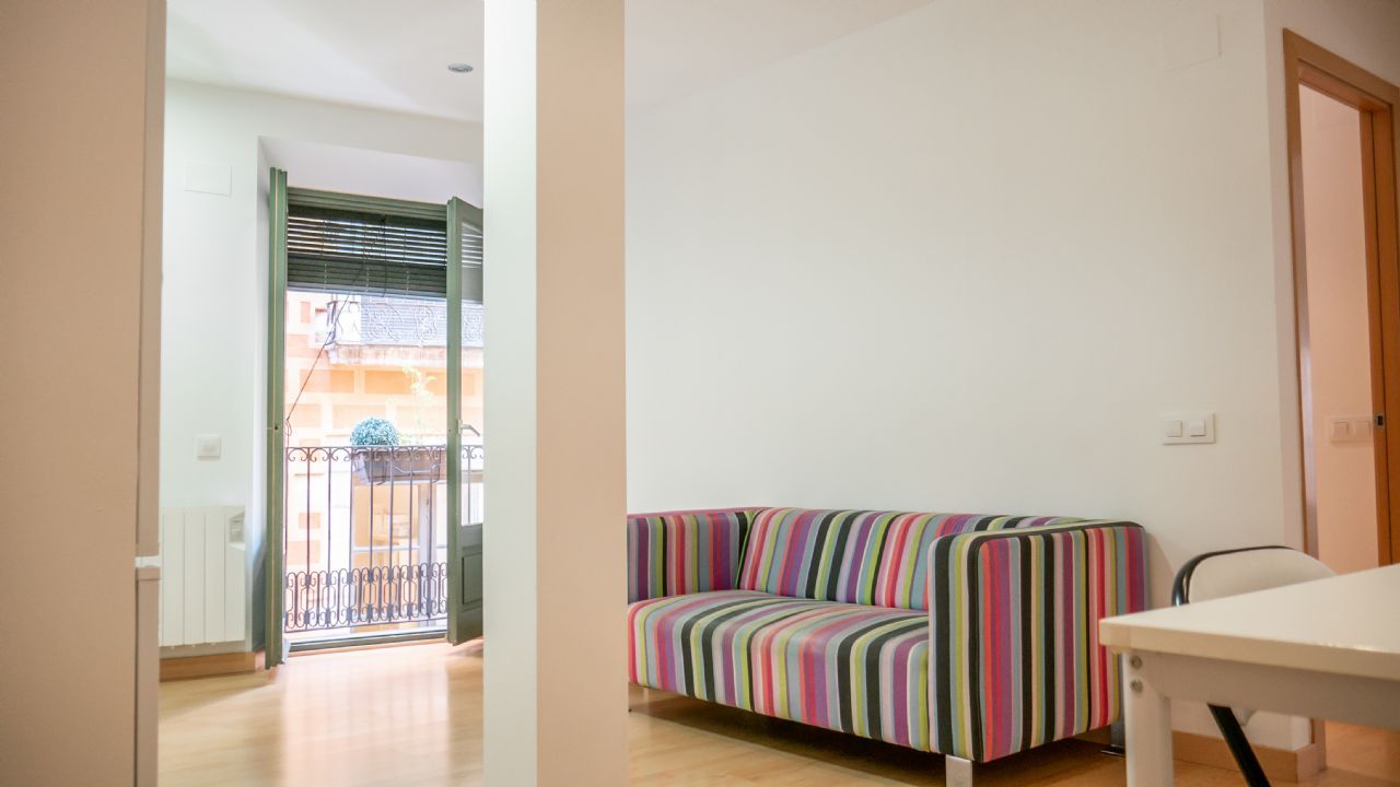 Sala d'estar de Apartament de lloguer en Girona Capital amb Moblat