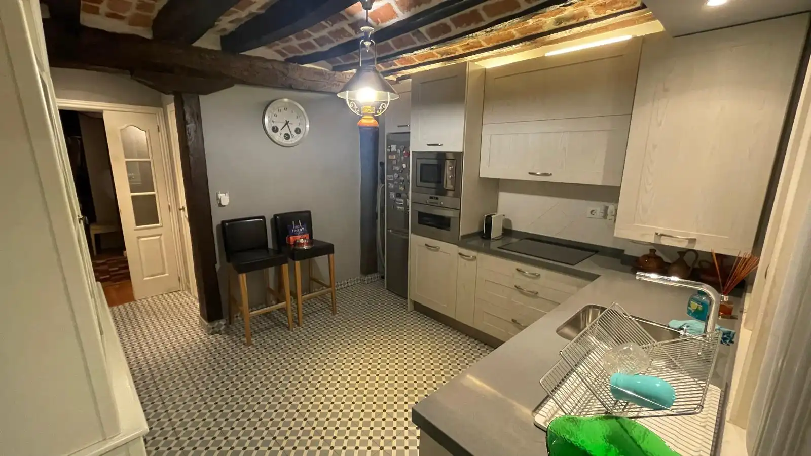 Kitchen of Flat for rent in Castro-Urdiales  with Heating, Furnished and Balcony
