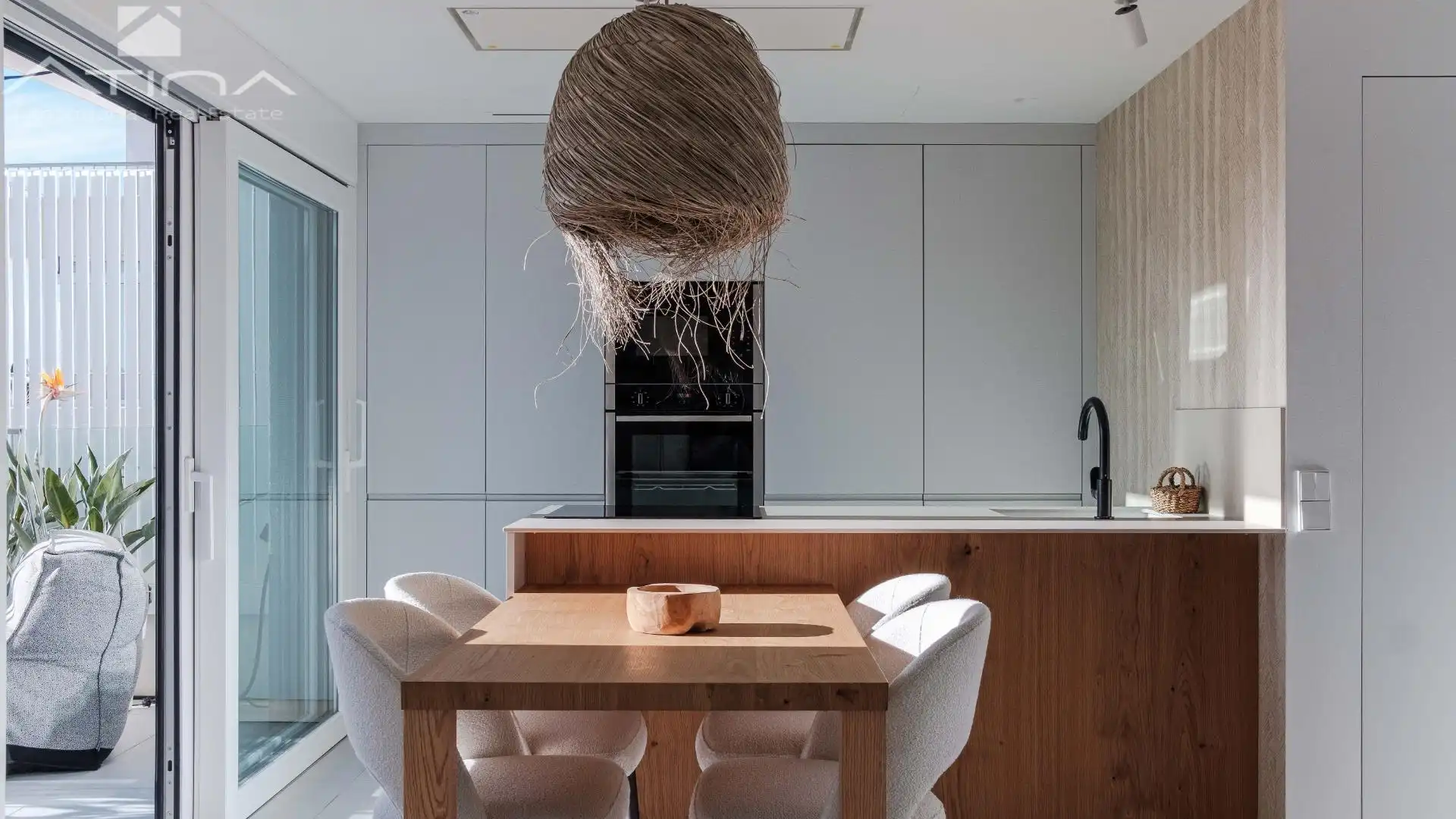 Cocina de Ático en venta en Jávea / Xàbia con Aire acondicionado, Calefacción y Jardín privado