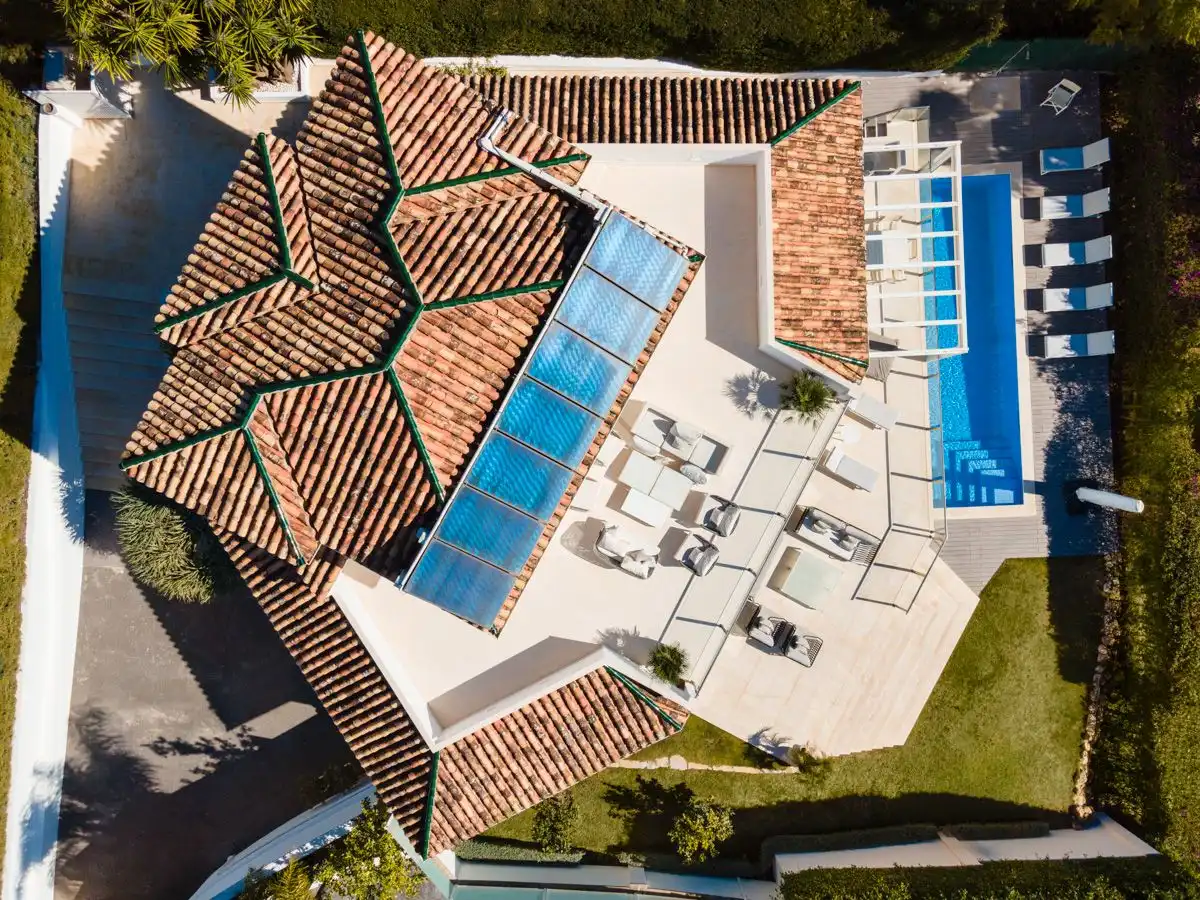 Terraza de Casa o chalet en venta en Marbella con Aire acondicionado, Parquet y Terraza