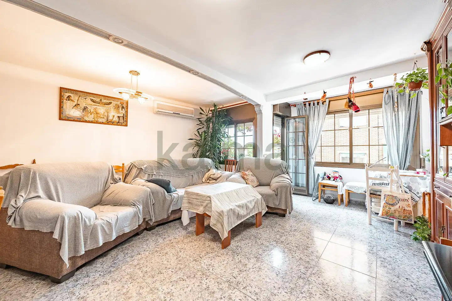 Sala de estar de Piso en venta en Pineda de Mar con Aire acondicionado, Calefacción y Terraza