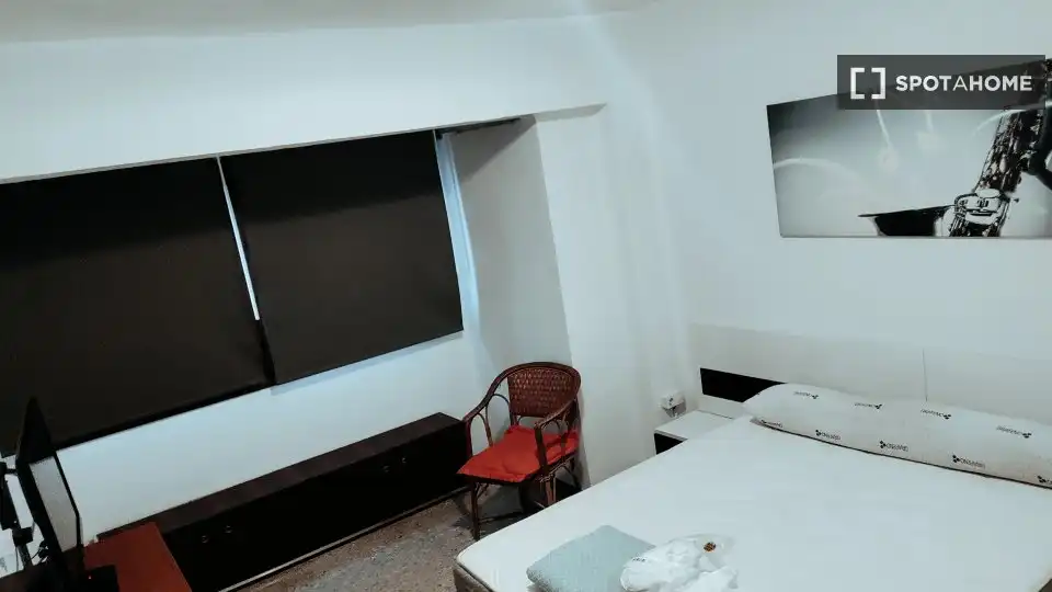 Bedroom of Flat for rent in Sueca  with Air Conditioner, Heating and Furnished