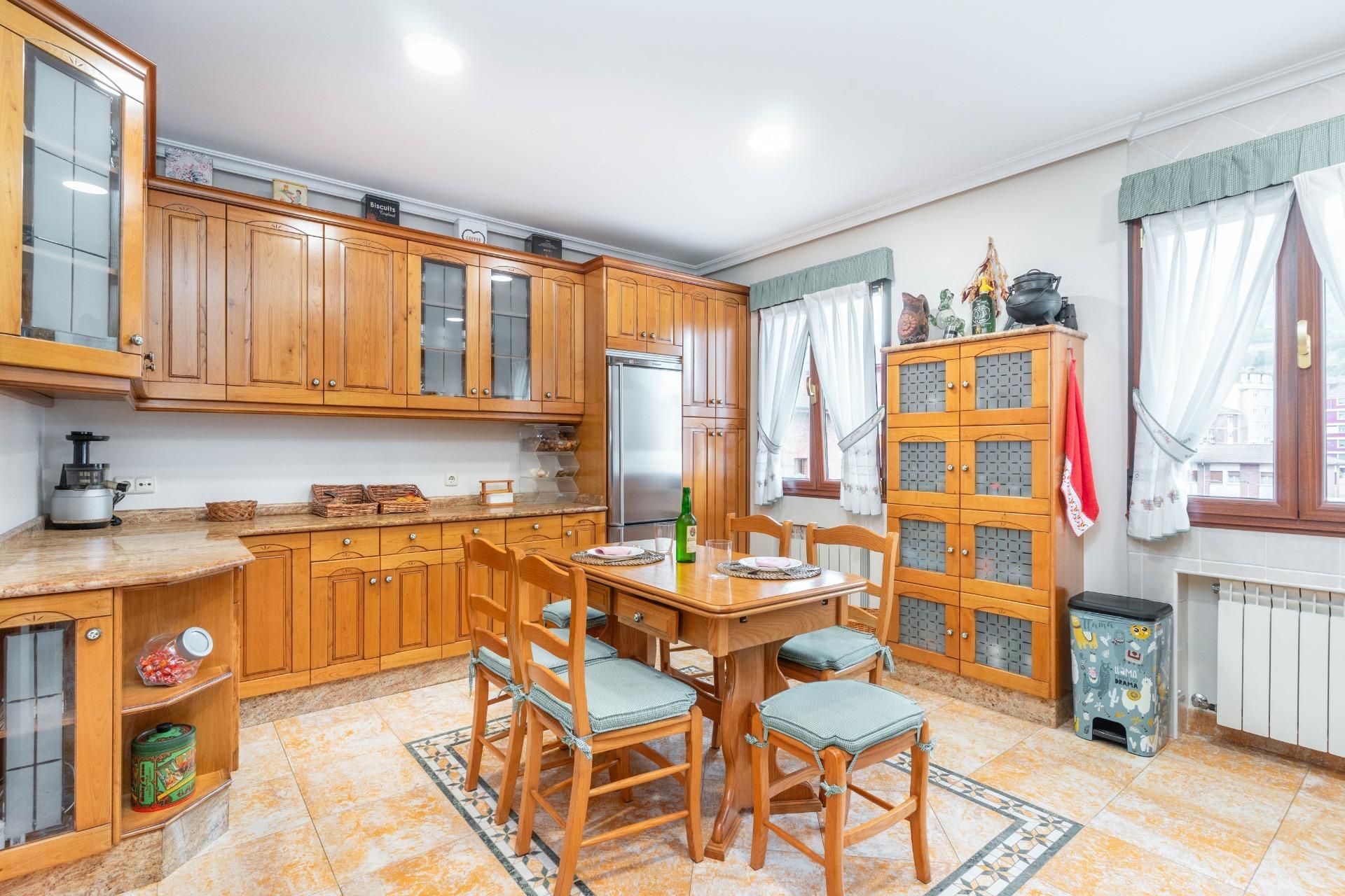 Kitchen of Flat for sale in Mieres (Asturias)  with Heating, Terrace and Storage room