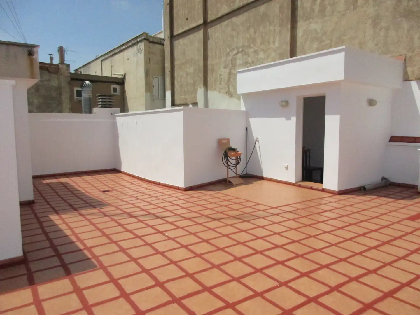 Terraza de Piso de alquiler en Reus con Calefacción, Parquet y Amueblado