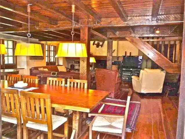 Esszimmer von Country house zur Miete in Sallent de Gállego mit Balkon