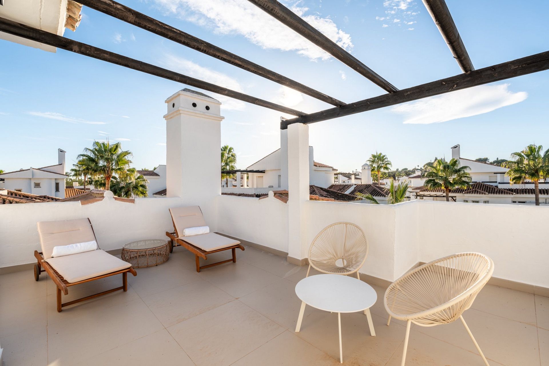 Terrassa de Apartament en venda en Marbella amb Aire condicionat, Terrassa i Piscina