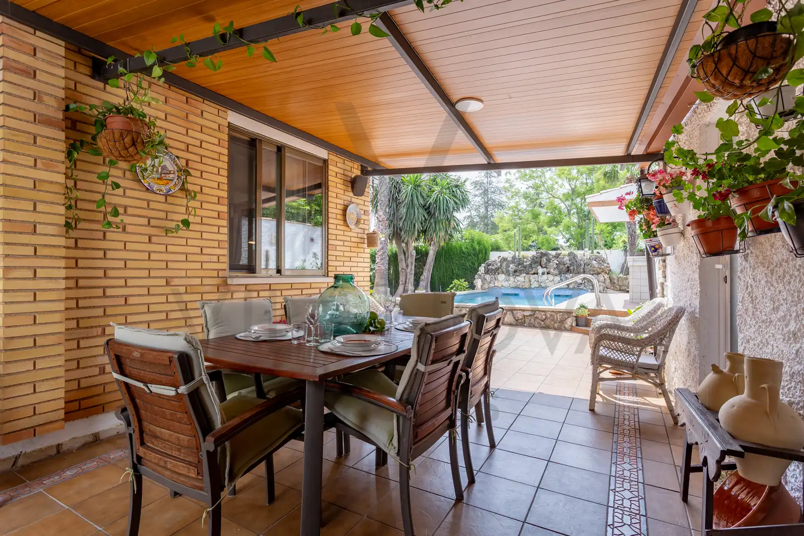 Terrassa de Casa o xalet en venda en Valls amb Aire condicionat, Calefacció i Jardí privat