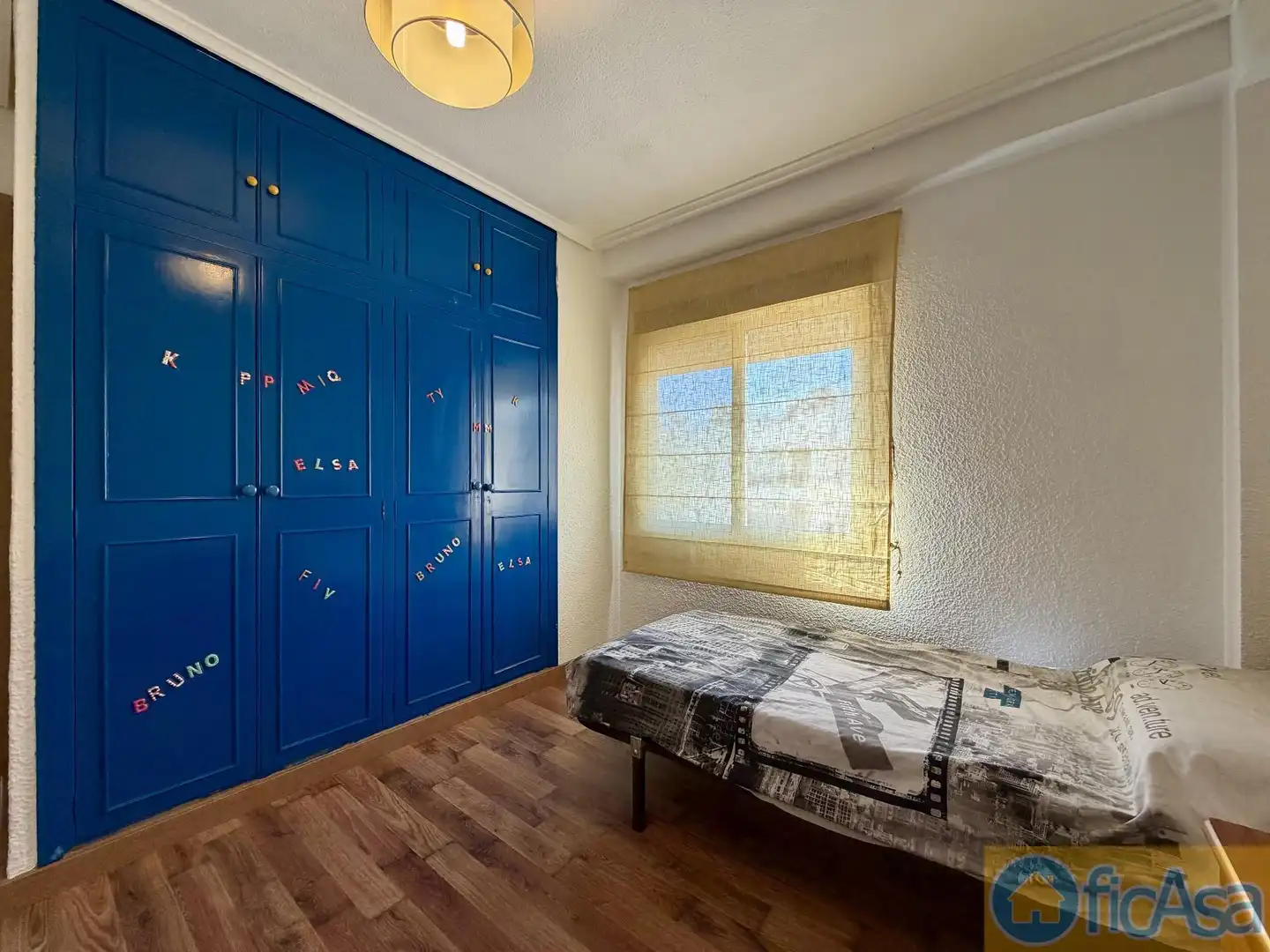 Bedroom of Flat for sale in Castellón de la Plana / Castelló de la Plana  with Air Conditioner, Parquet flooring and Balcony