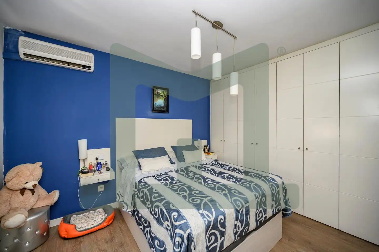 Schlafzimmer von Einfamilien-Reihenhaus zum Verkauf in Griñón mit Klimaanlage, Heizung und Privatgarten