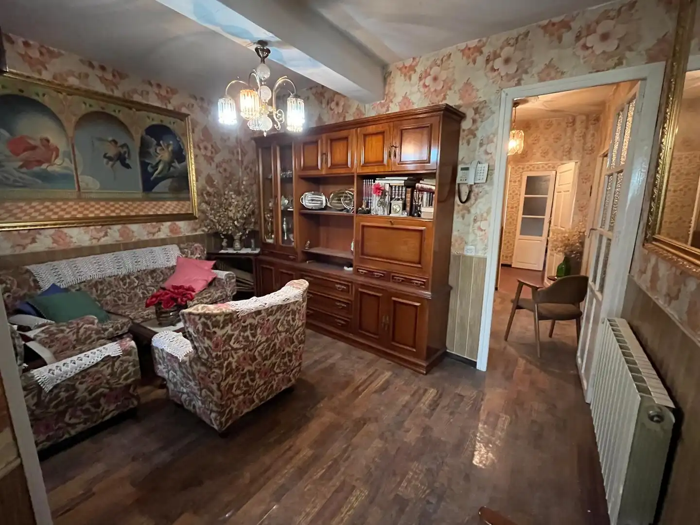 Sala de estar de Casa o chalet en venta en Cuéllar con Calefacción