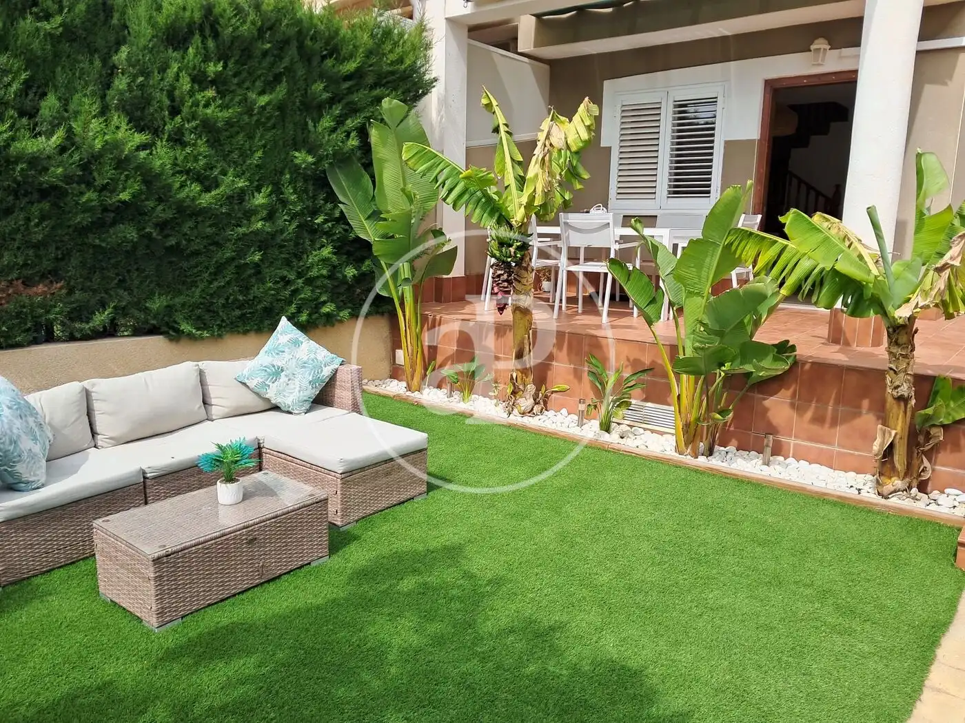 Terrassa de Pis de lloguer en Santa Pola amb Aire condicionat, Calefacció i Jardí privat